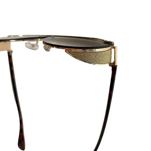 SUNGLASSES Fashion Gold & Brown Shades Sun Glasses Summer Beach Vacation - Picture 12 of 16